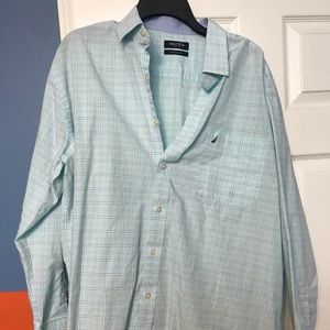 Nautica Men’s Aqua Dress Shirt